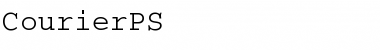 Download CourierPS Font
