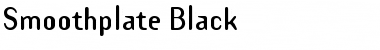 Download Smoothplate Black Font