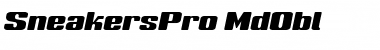Download Sneakers Pro Md Obl Font