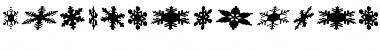 Download SnowflakesFalling Regular Font