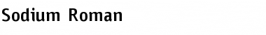 Download Sodium Roman Font