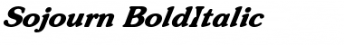 Download Sojourn BoldItalic Font
