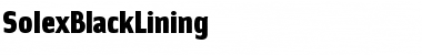 Download SolexBlackLining Regular Font