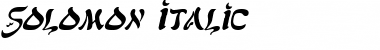 Download Solomon Italic Font
