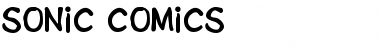 Download Sonic Comics Regular Font