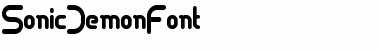 Download SonicDemonFont Regular Font