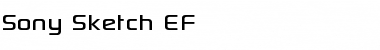 Download Sony Sketch EF Regular Font