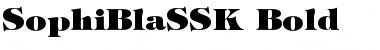 Download SophiBlaSSK Bold Font