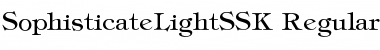 Download SophisticateLightSSK Regular Font