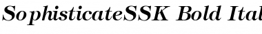 Download SophisticateSSK Bold Italic Font