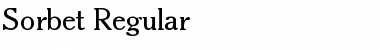 Download Sorbet Regular Font