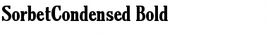 Download SorbetCondensed Bold Font