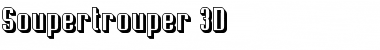 Download Soupertrouper 3D Font