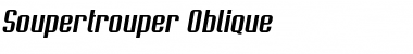Download Soupertrouper Oblique Font