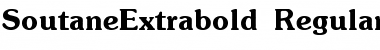 Download SoutaneExtrabold Regular Font