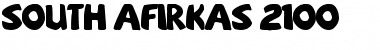 Download sOuTh Afirkas 2100 Regular Font