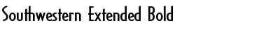 Download Southwestern-Extended Bold Font