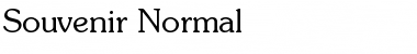 Download Souvenir Normal Font