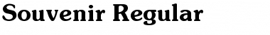 Download Souvenir Regular Font