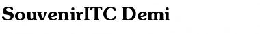 Download SouvenirITC Demi Font