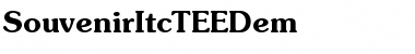 Download SouvenirItcTEEDem Regular Font