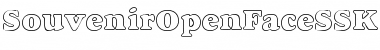 Download SouvenirOpenFaceSSK Regular Font