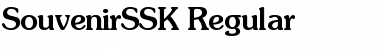 Download SouvenirSSK Regular Font