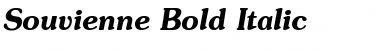 Download Souvienne Bold Italic Font
