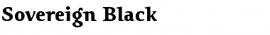 Download Sovereign-Black Regular Font
