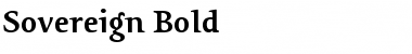 Download Sovereign-Bold Regular Font