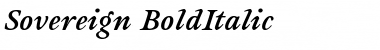 Download Sovereign-BoldItalic Regular Font