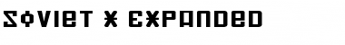 Download Soviet X-Expanded X-Expanded Font