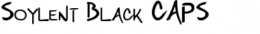 Download Soylent Black CAPS Regular Font
