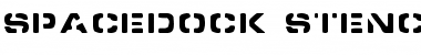 Download Spacedock Stencil Regular Font