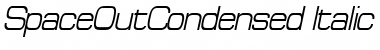Download SpaceOutCondensed Italic Font
