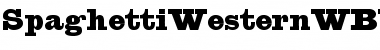 Download SpaghettiWesternWBW Medium Font