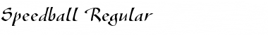 Download Speedball Regular Font