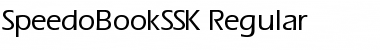 Download SpeedoBookSSK Regular Font