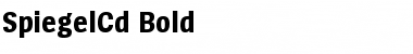Download SpiegelCd Bold Font