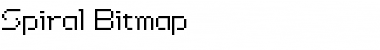 Download Spiral Bitmap Regular Font