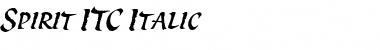 Download Spirit ITC Font