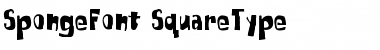 Download SpongeFont SquareType Regular Font