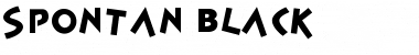 Download Spontan Black Font