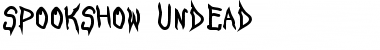 Download SpookShow Undead Font