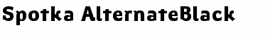 Download Spotka AlternateBlack Regular Font