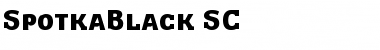 Download SpotkaBlack SC Regular Font