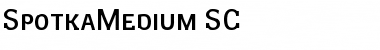 Download SpotkaMedium SC Regular Font