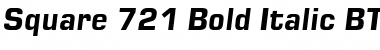 Download Square721 BT Bold Font