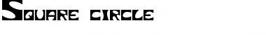 Download Square circle Regular Font
