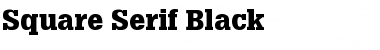 Download Square Serif Black Regular Font